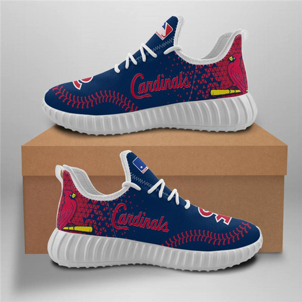 Women's St. Louis Cardinals Mesh Knit Sneakers/Shoes 006